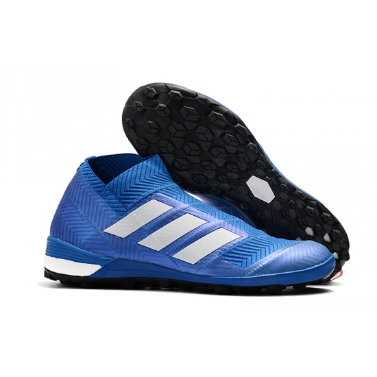 Kopačky Adidas Nemeziz Tango 18 TF Modrý Bílý