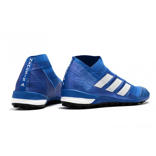 Kopačky Adidas Nemeziz Tango 18 TF Modrý Bílý