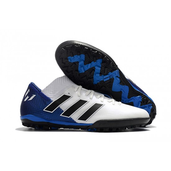 Kopačky Adidas Nemeziz Tango 18.3 TF Bílý Modrý