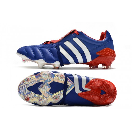 Kopačky Adidas Predator Mania'Tormentor' FG - Modrý Bílý Červené