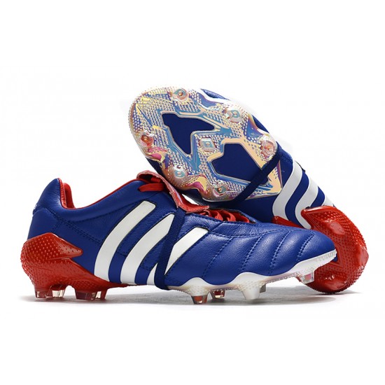 Kopačky Adidas Predator Mania'Tormentor' FG - Modrý Bílý Červené