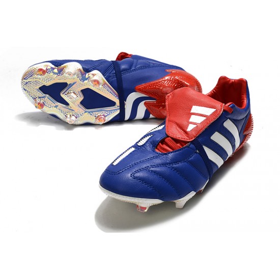 Kopačky Adidas Predator Mania'Tormentor' FG - Modrý Bílý Červené