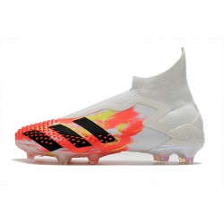 Kopačky Adidas Predator Mutator 20+ FG - Bílý oranžový Černá