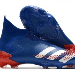 Kopačky Adidas Predator Mutator 20+ FG Tormentor - Modrý Bílý Červené