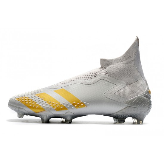 Kopačky Adidas Predator Mutator 20+ FG Tormentor - MetVšechnoic Gray Gold