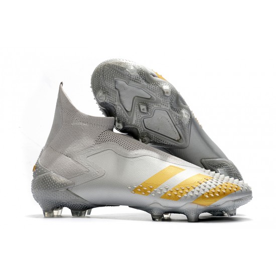 Kopačky Adidas Predator Mutator 20+ FG Tormentor - MetVšechnoic Gray Gold