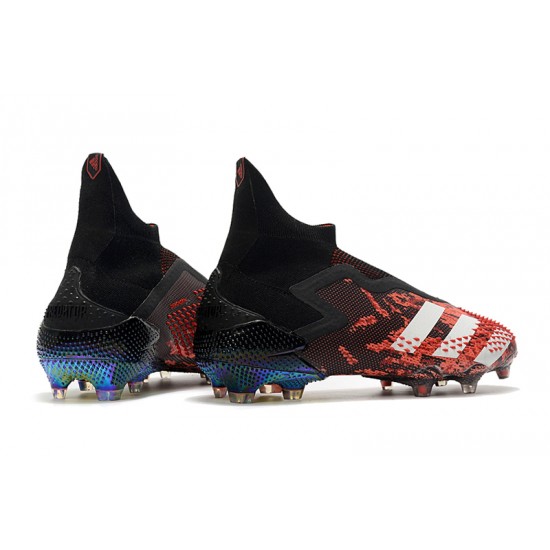 Kopačky Adidas Predator Mutator 20+ FG Tormentor - Červené Bílý Černá Modrý