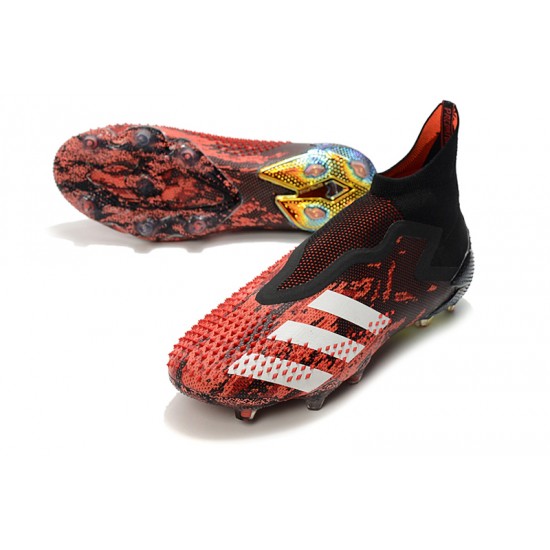 Kopačky Adidas Predator Mutator 20+ FG Tormentor - Červené Bílý Černá Modrý