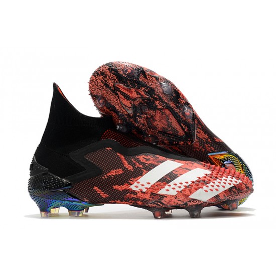 Kopačky Adidas Predator Mutator 20+ FG Tormentor - Červené Bílý Černá Modrý