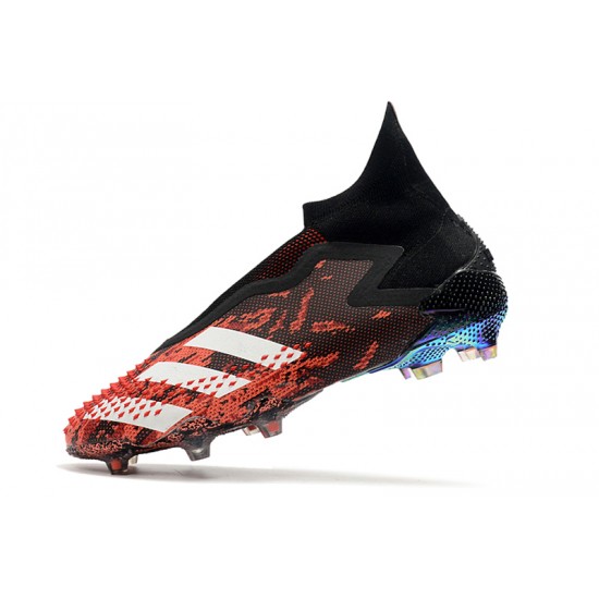 Kopačky Adidas Predator Mutator 20+ FG Tormentor - Červené Bílý Černá Modrý