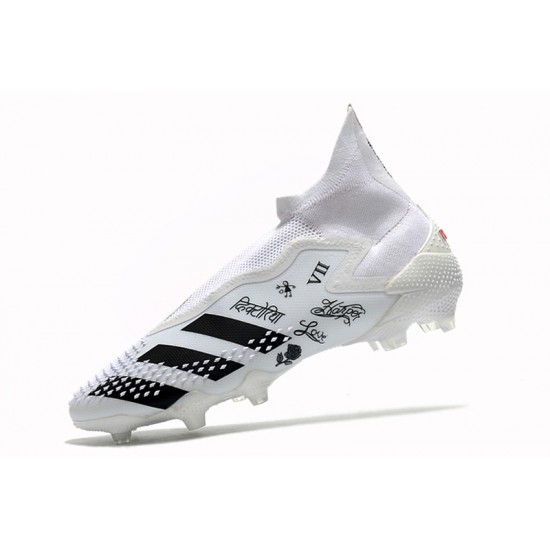 Kopačky Adidas Predator Mutator 20+ FG Tormentor - Bílý Černá