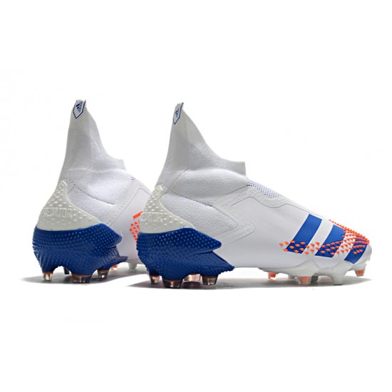 Kopačky Adidas Predator Mutator 20+ FG Tormentor Bílý Modrý Červené