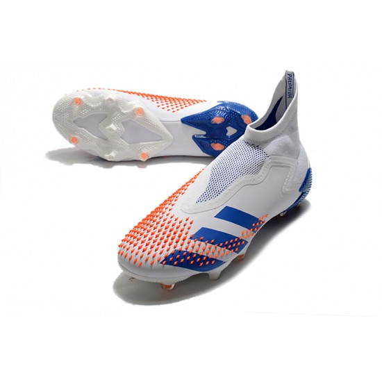 Kopačky Adidas Predator Mutator 20+ FG Tormentor Bílý Modrý Červené