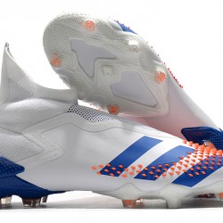 Kopačky Adidas Predator Mutator 20+ FG Tormentor Bílý Modrý Červené