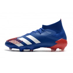 Kopačky Adidas Predator Mutator 20.1 FG Tormentor - Modrý Červené Bílý