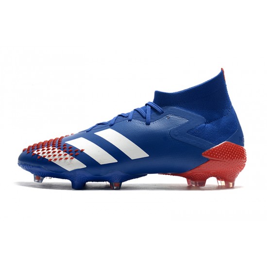 Kopačky Adidas Predator Mutator 20.1 FG Tormentor - Modrý Červené Bílý