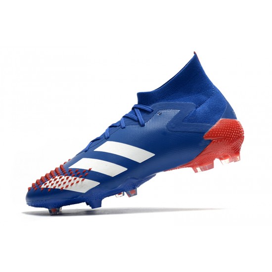 Kopačky Adidas Predator Mutator 20.1 FG Tormentor - Modrý Červené Bílý