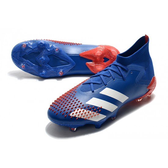 Kopačky Adidas Predator Mutator 20.1 FG Tormentor - Modrý Červené Bílý