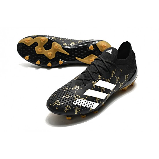 Kopačky Adidas Predator Mutator 20.1 Low AG Černá Gold Bílý