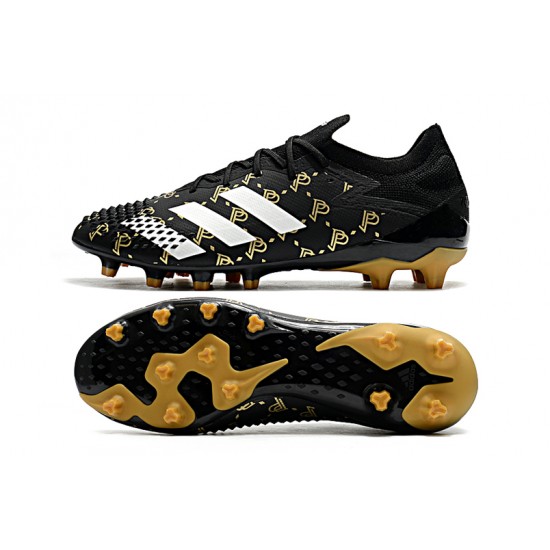 Kopačky Adidas Predator Mutator 20.1 Low AG Černá Gold Bílý