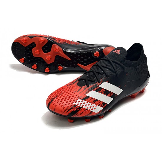 Kopačky Adidas Predator Mutator 20.1 Low AG Černá Červené Bílý