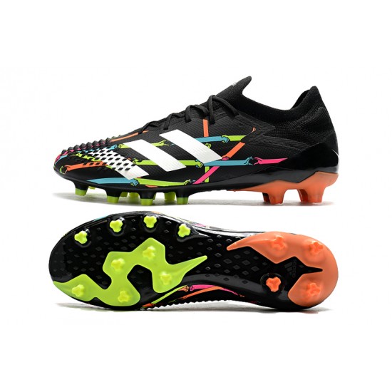 Kopačky Adidas Predator Mutator 20.1 Low AG Černá Bílý Růžový Modrý