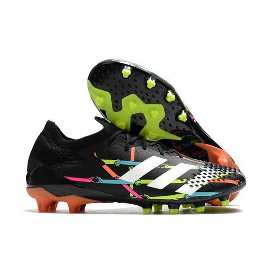 Kopačky Adidas Predator Mutator 20.1 Low AG Černá Bílý Růžový Modrý