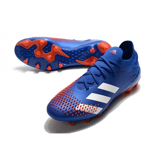 Kopačky Adidas Predator Mutator 20.1 Low AG Modrý Bílý Červené