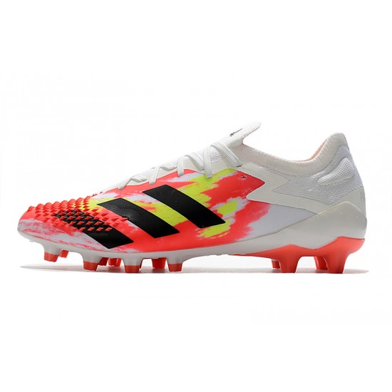 Kopačky Adidas Predator Mutator 20.1 Low AG Bílý oranžový Černá