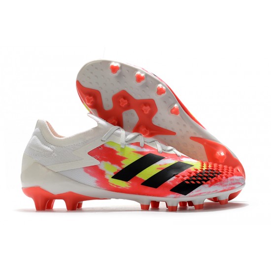 Kopačky Adidas Predator Mutator 20.1 Low AG Bílý oranžový Černá