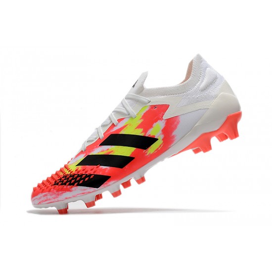 Kopačky Adidas Predator Mutator 20.1 Low AG Bílý oranžový Černá