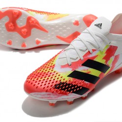 Kopačky Adidas Predator Mutator 20.1 Low AG Bílý oranžový Černá