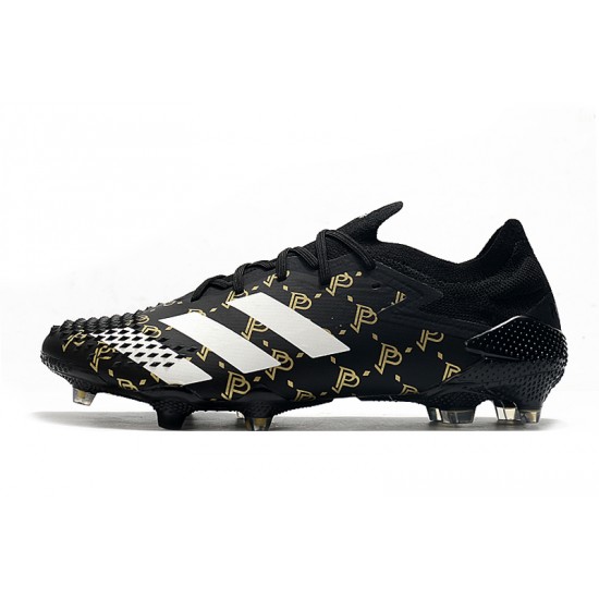 Kopačky Adidas Predator Mutator 20.1 Low FG - Černá Gold Bílý