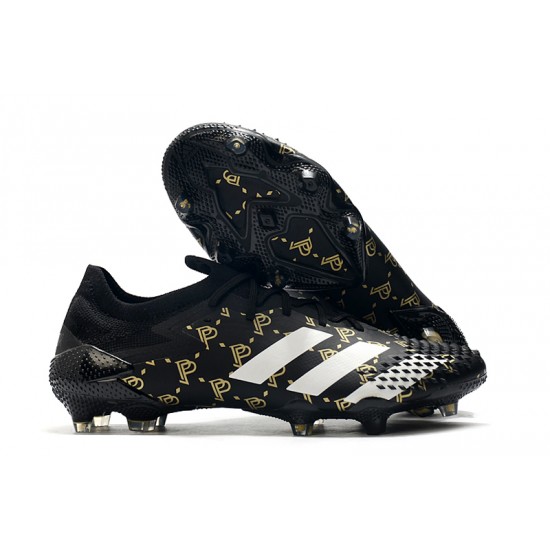 Kopačky Adidas Predator Mutator 20.1 Low FG - Černá Gold Bílý