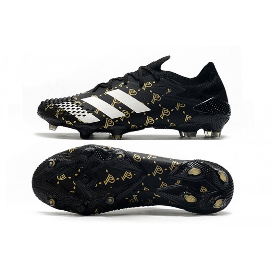 Kopačky Adidas Predator Mutator 20.1 Low FG - Černá Gold Bílý