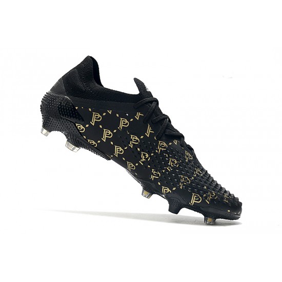 Kopačky Adidas Predator Mutator 20.1 Low FG - Černá Gold Bílý