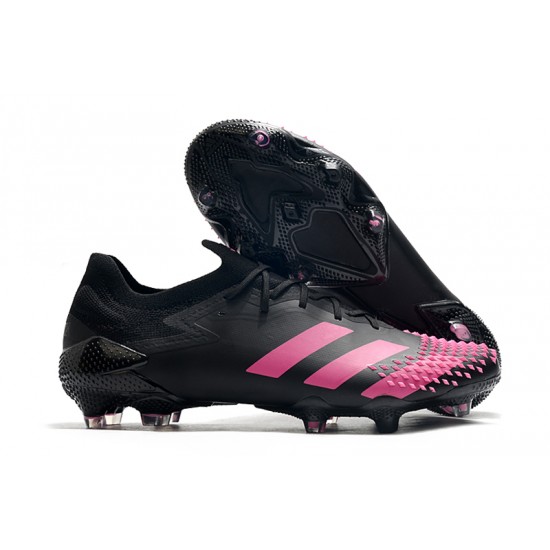 Kopačky Adidas Predator Mutator 20.1 Low FG - Černá Růžový