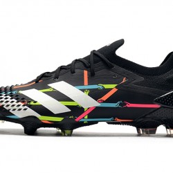 Kopačky Adidas Predator Mutator 20.1 Low FG - Černá Bílý Modrý Růžový