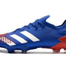 Kopačky Adidas Predator Mutator 20.1 Low FG - Modrý Bílý Červené