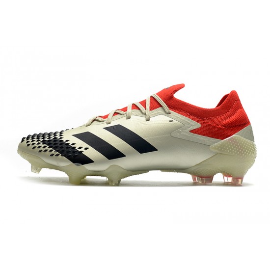 Kopačky Adidas Predator Mutator 20.1 Low FG - Champagne Černá Červené