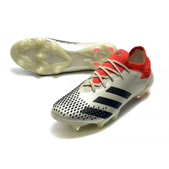 Kopačky Adidas Predator Mutator 20.1 Low FG - Champagne Černá Červené