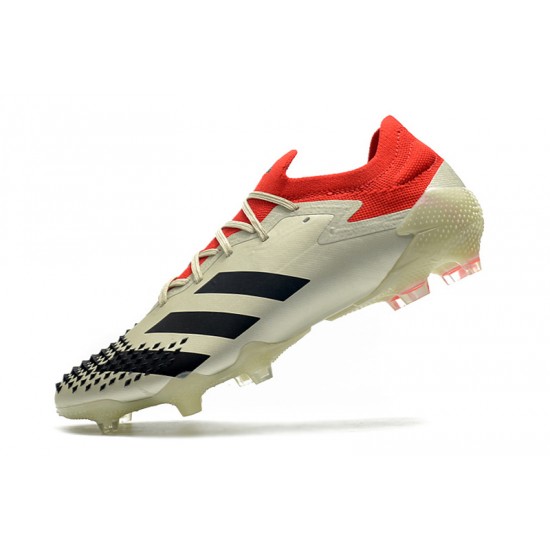 Kopačky Adidas Predator Mutator 20.1 Low FG - Champagne Černá Červené