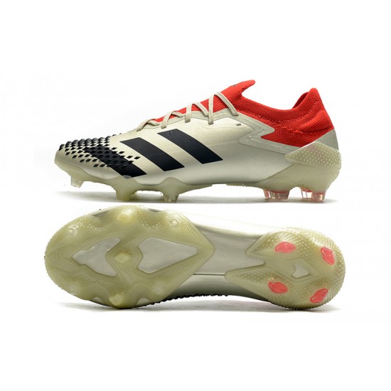 Kopačky Adidas Predator Mutator 20.1 Low FG - Champagne Černá Červené