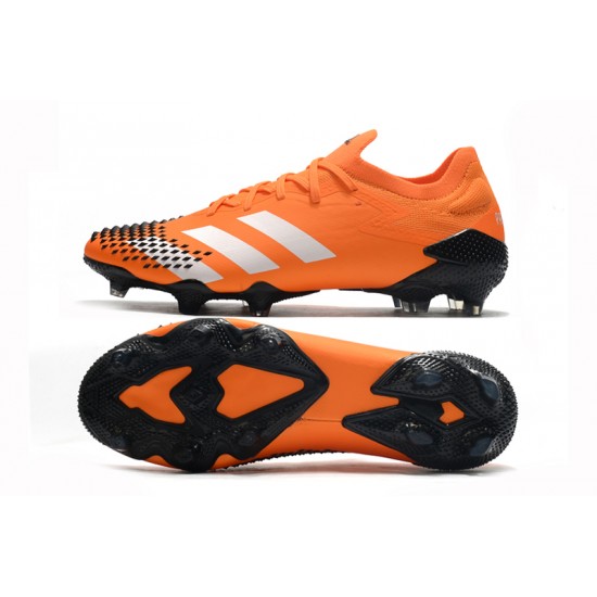 Kopačky Adidas Predator Mutator 20.1 Low FG - oranžový Černá Stříbrný