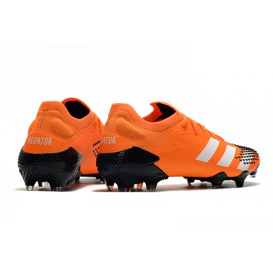 Kopačky Adidas Predator Mutator 20.1 Low FG - oranžový Černá Stříbrný