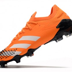 Kopačky Adidas Predator Mutator 20.1 Low FG - oranžový Černá Stříbrný