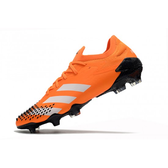 Kopačky Adidas Predator Mutator 20.1 Low FG - oranžový Černá Stříbrný