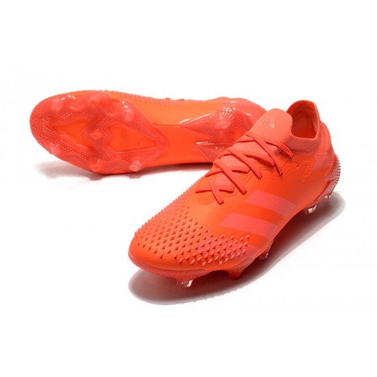 Kopačky Adidas Predator Mutator 20.1 Low FG - oranžový