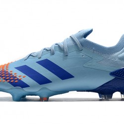 Kopačky Adidas Predator Mutator 20.1 Low FG - Modrá obloha Červené