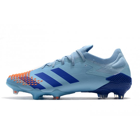 Kopačky Adidas Predator Mutator 20.1 Low FG - Modrá obloha Červené